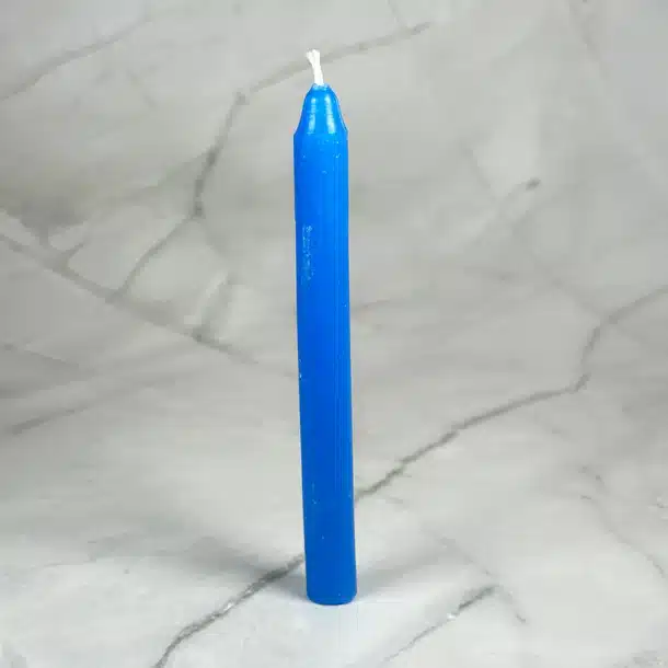 Bougie teintée Bleu
