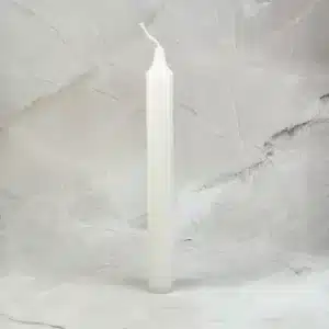 Bougie teintée Blanc