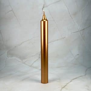 Bougie teintée Or