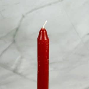 Bougie teintée Rouge - À l'unité